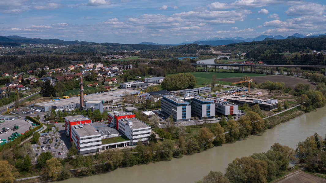 Building complexes of the technology park in Villach