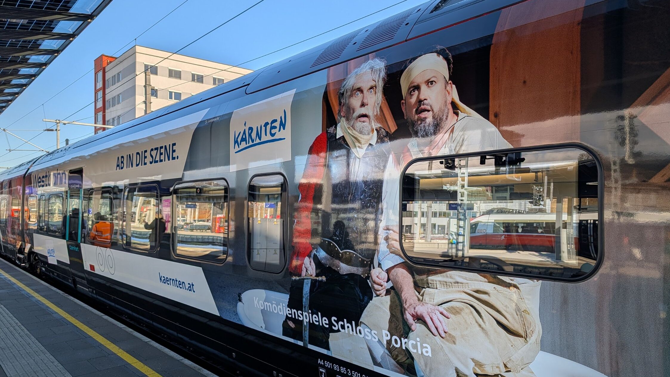 Foto des Ensembles Porcia auf der Westbahn