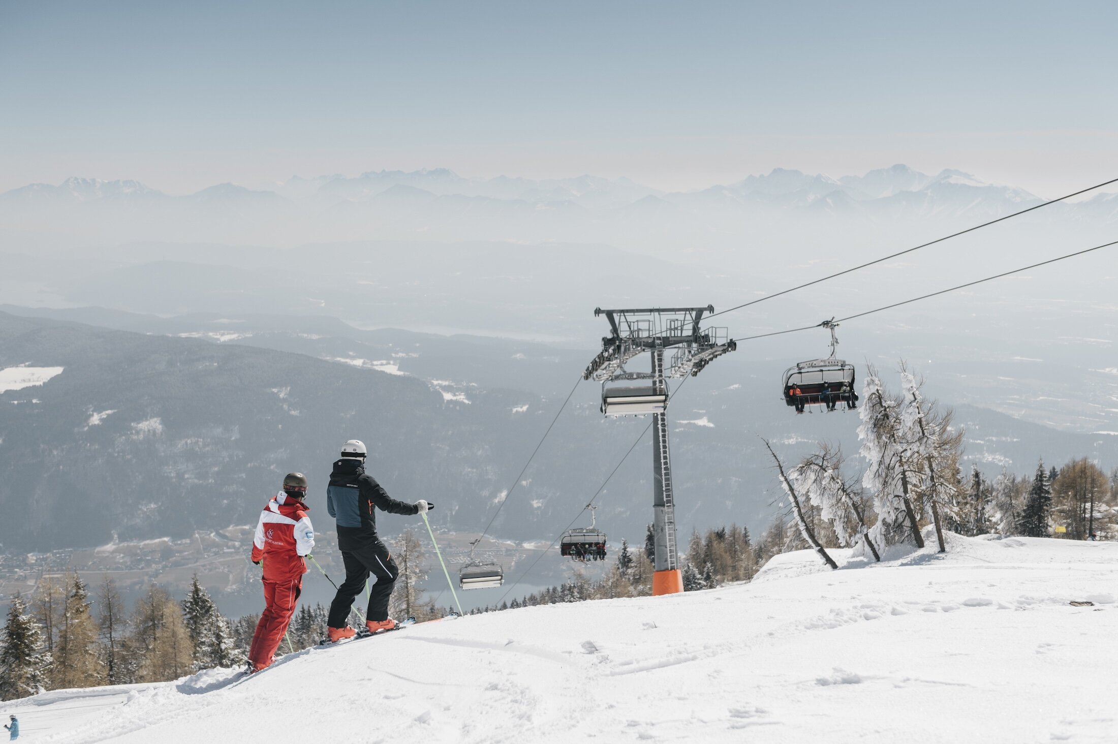 Skiing at Gerlitzen Alpe