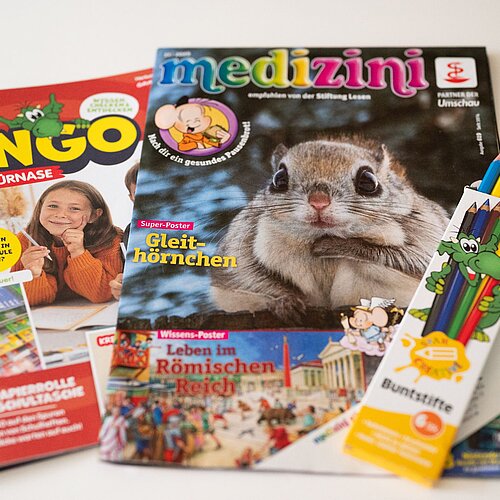Die Kindermagazine Medizini und INGO SPÜRNASE