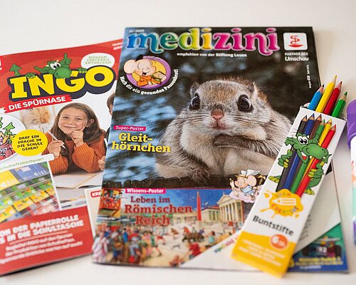 Die Kindermagazine Medizini und INGO SPÜRNASE