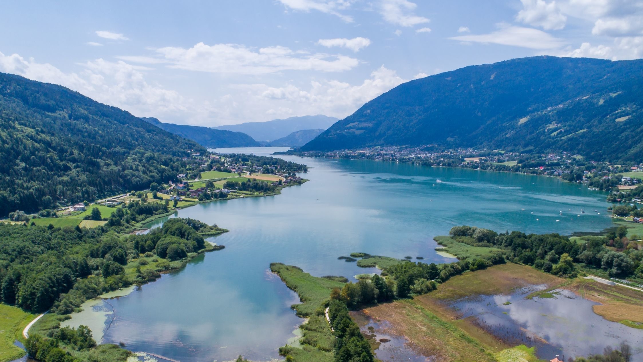 View onto Lake Ossiacher See