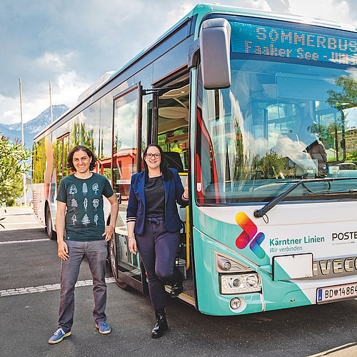 Summer bus of Villach