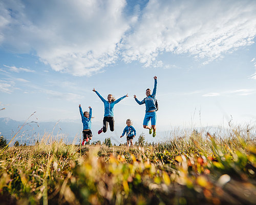 Family jumping