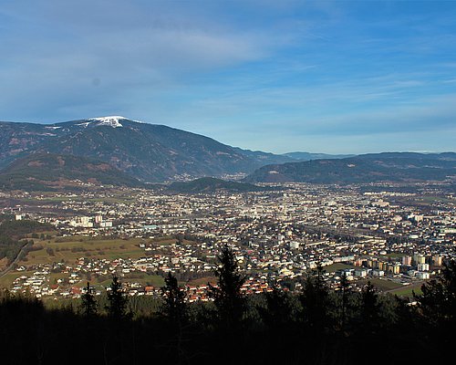 View onto the City of Villach