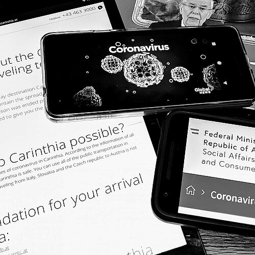 Information sources about the coronavirus