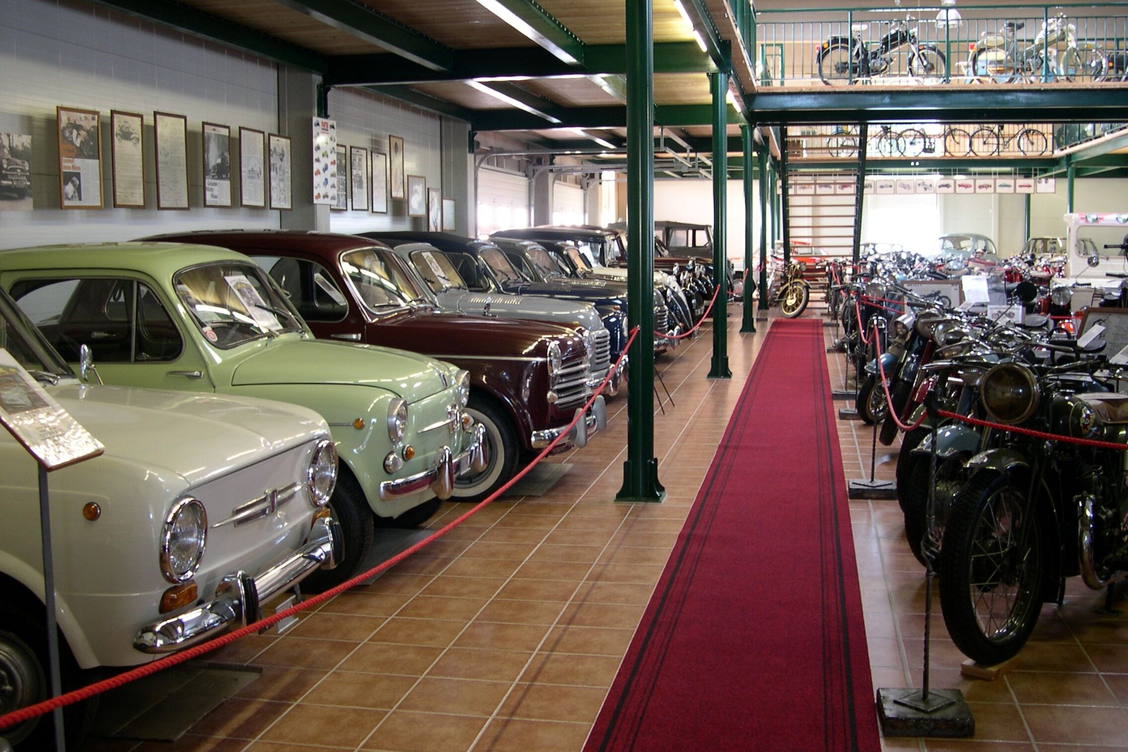 Oldimer and mopeds at Villach's Vehicle Museum