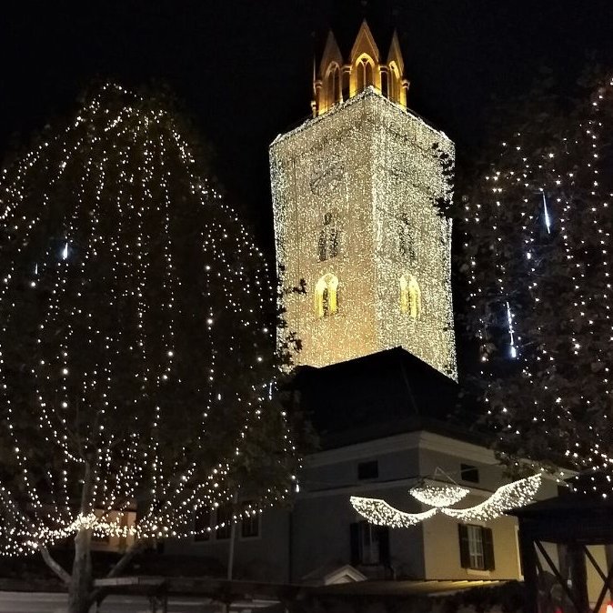 Christmas decoration in Villach