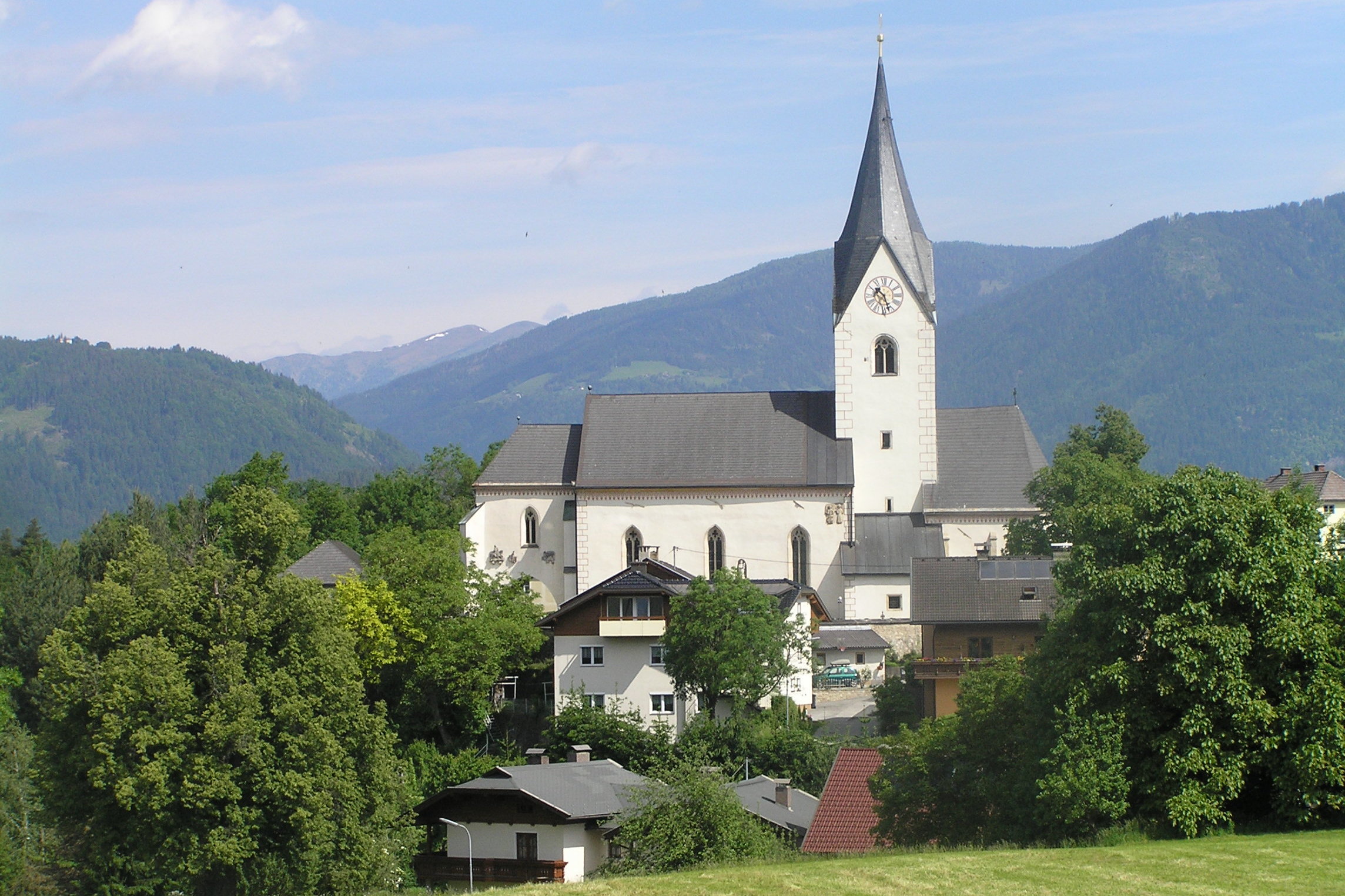 Die Pfarr- und Wallfahrtskirche in Maria Gail