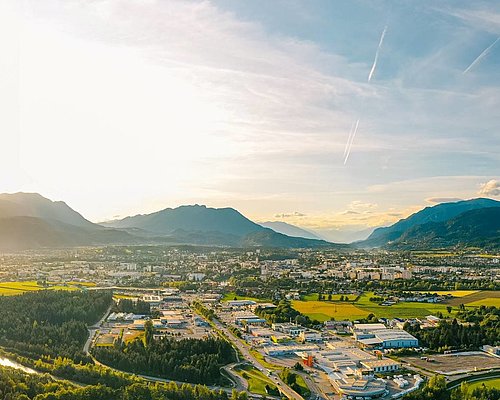 View onto the city of Villach