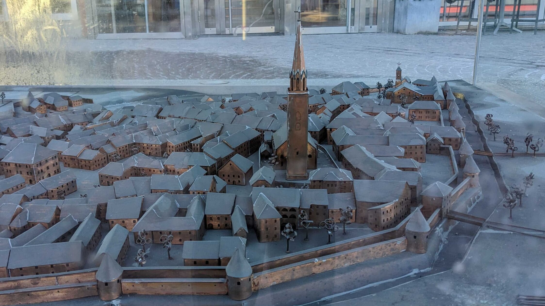 3-D model of the historic city of Villach