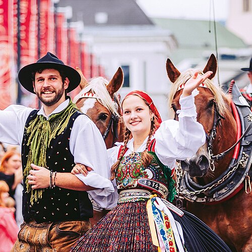 Trachtenfestzug am Villacher Kirchtag