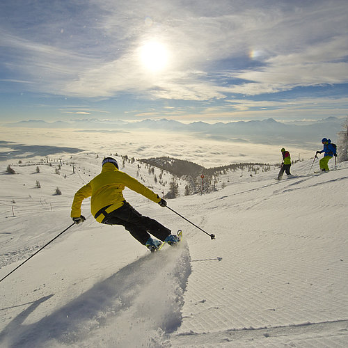 Hitting the slopes on Gerlitzen Alpe