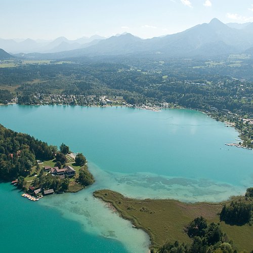 Blick auf den Faaker See