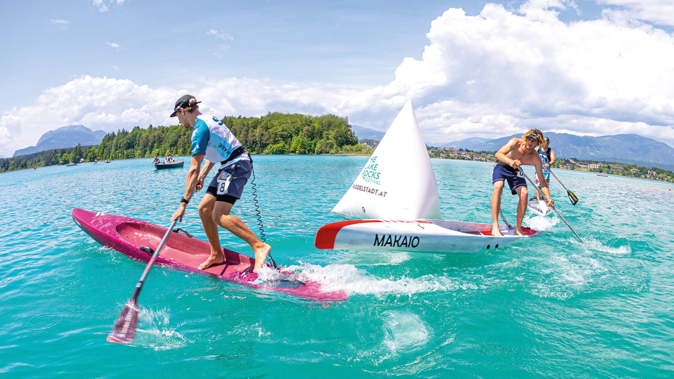 SUP-Rennen am Faaker See
