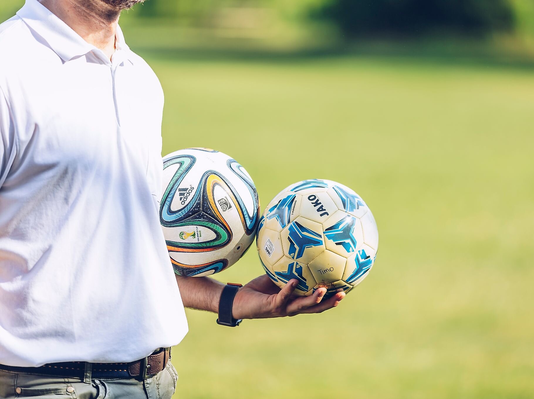 Playing soccer at Wasenboden