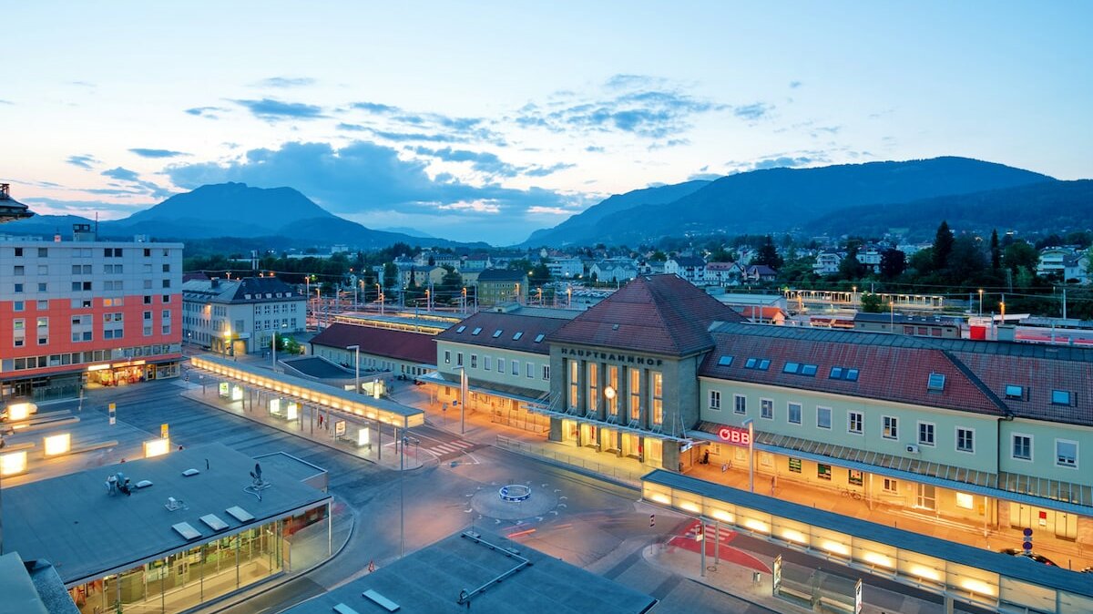 Villach's main trainstation