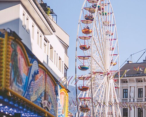 Villacher Kirchtag celebrates its 80th anniversary Big Ferries Wheel at Villacher Kirchtag