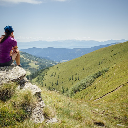 Stunning view on top of Wöllaner Nock