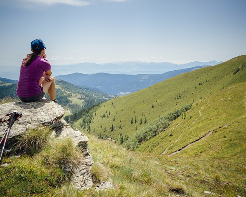 Stunning view on top of Wöllaner Nock