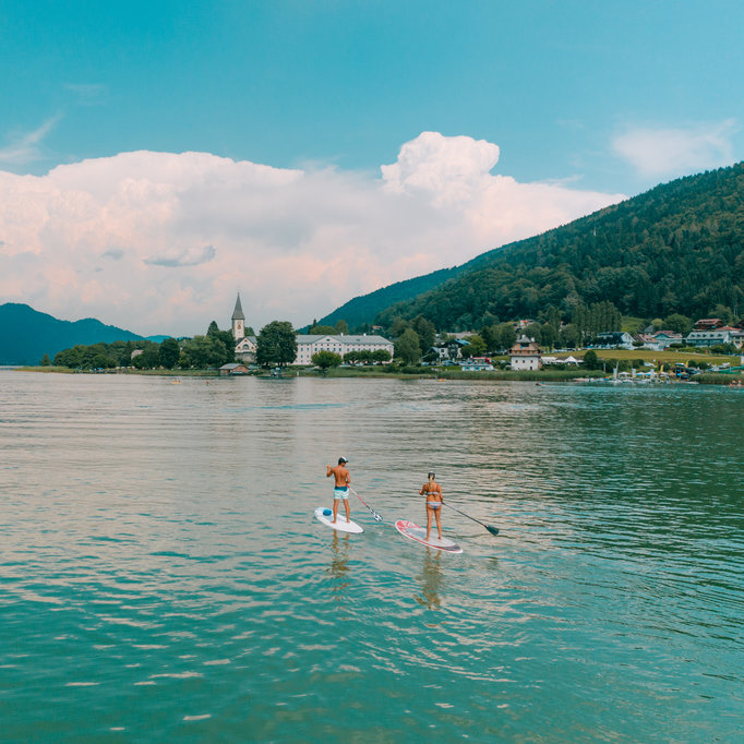 Stand Up Paddling at Ossiacher See