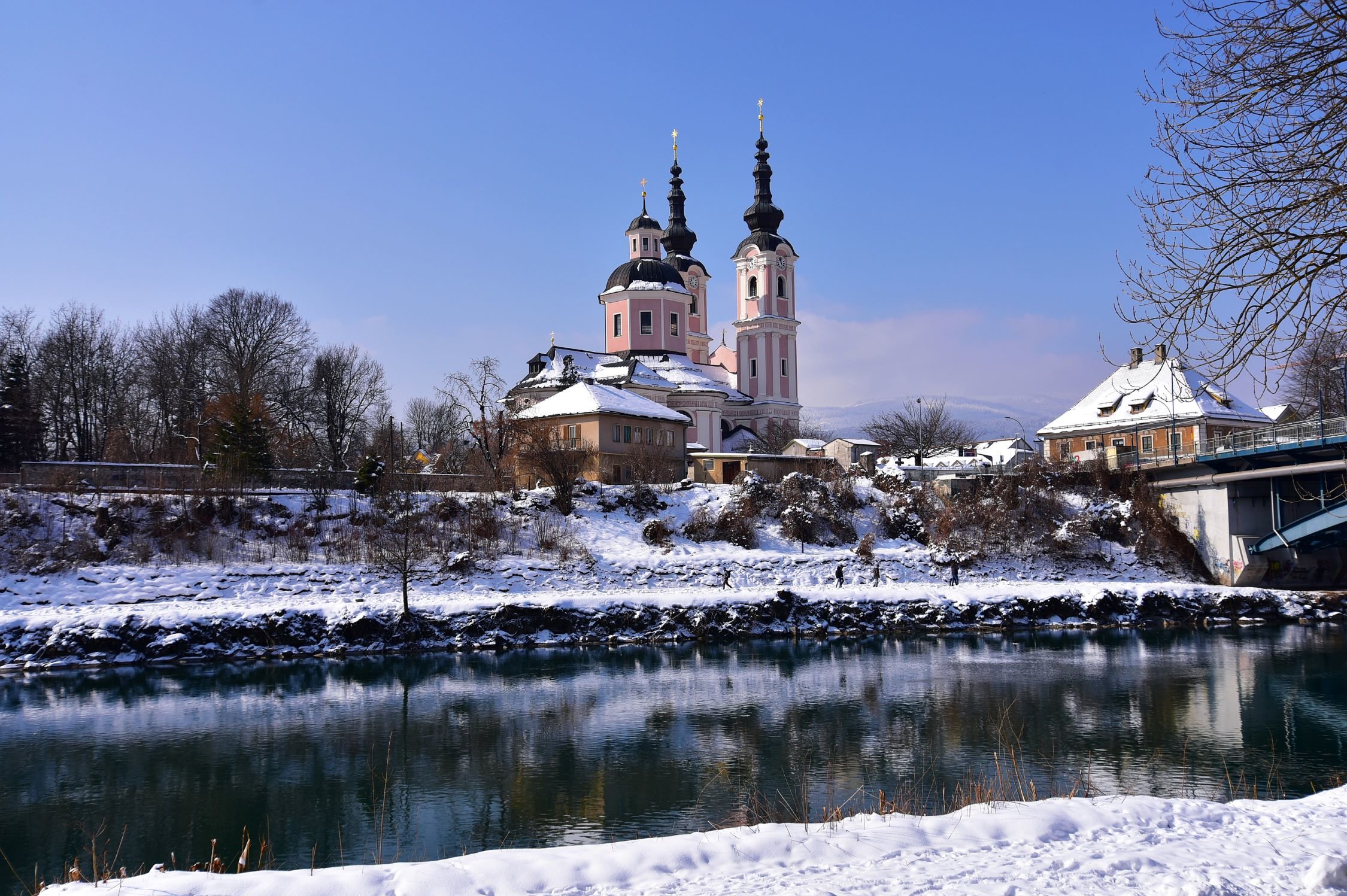 Die Kreuzkirche in Villach