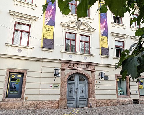 Entrance of the museum of the City of Villach