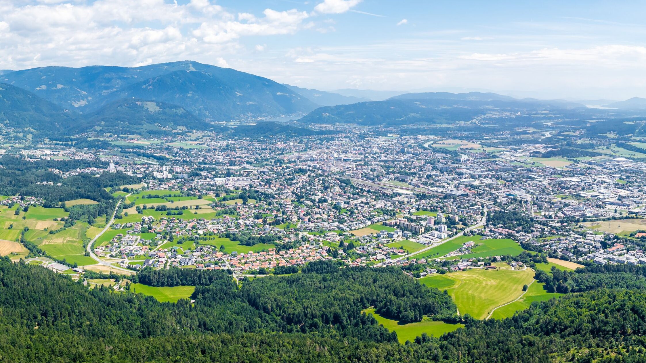 panorama of Villach
