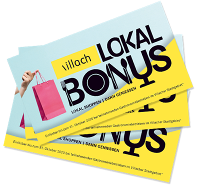 The gift certificates of the inititative "LOKAL BONUS"