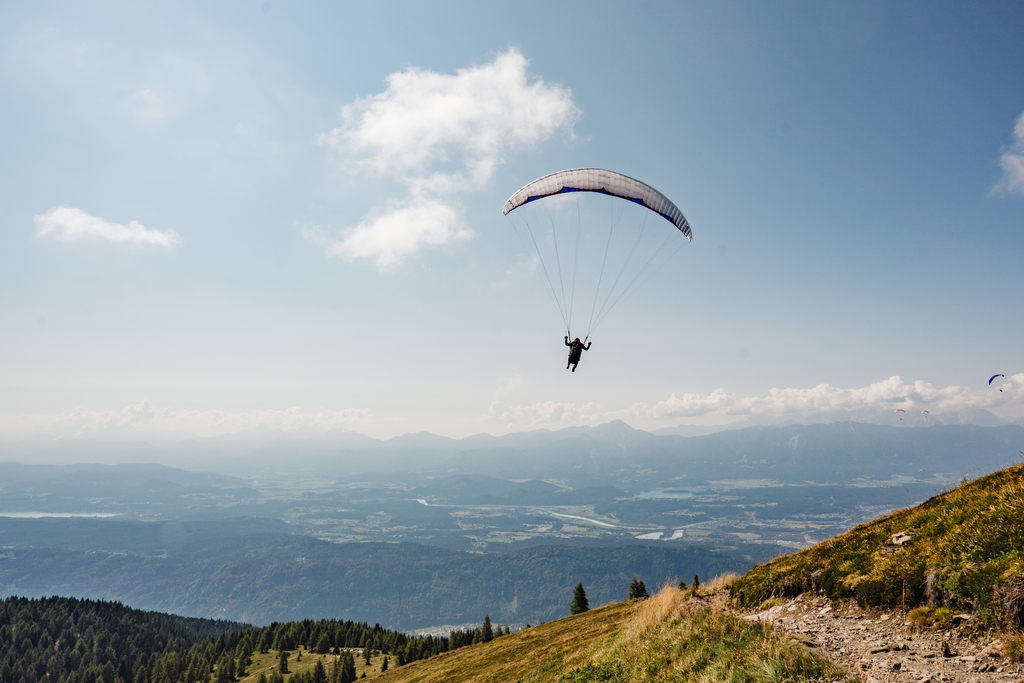 Paragliding at Gerlitzen Alpe