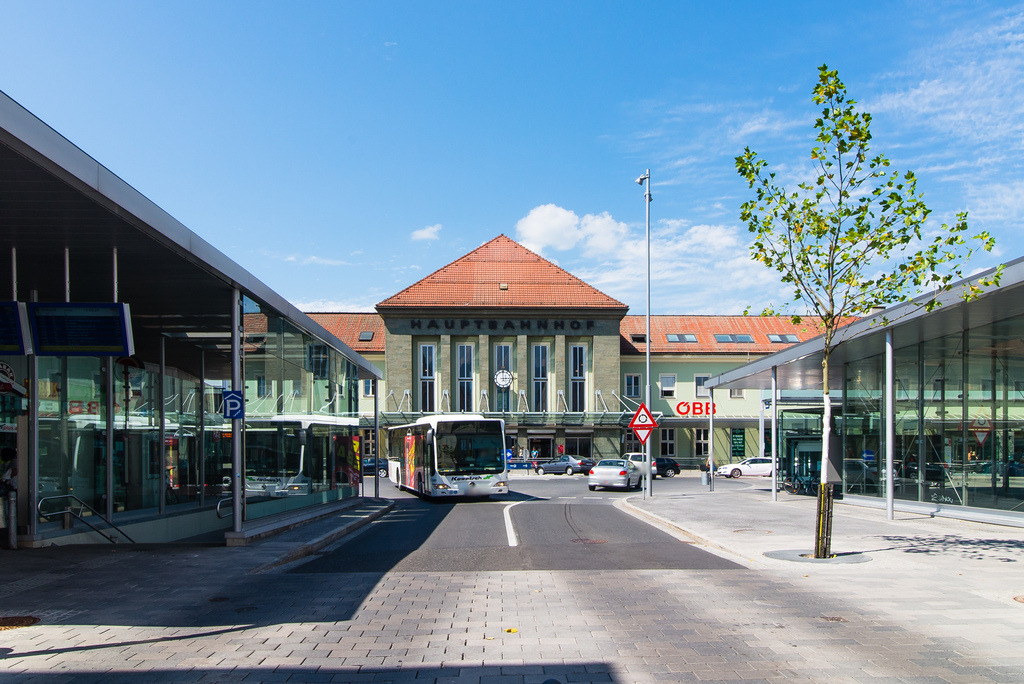 Main central station in Villach