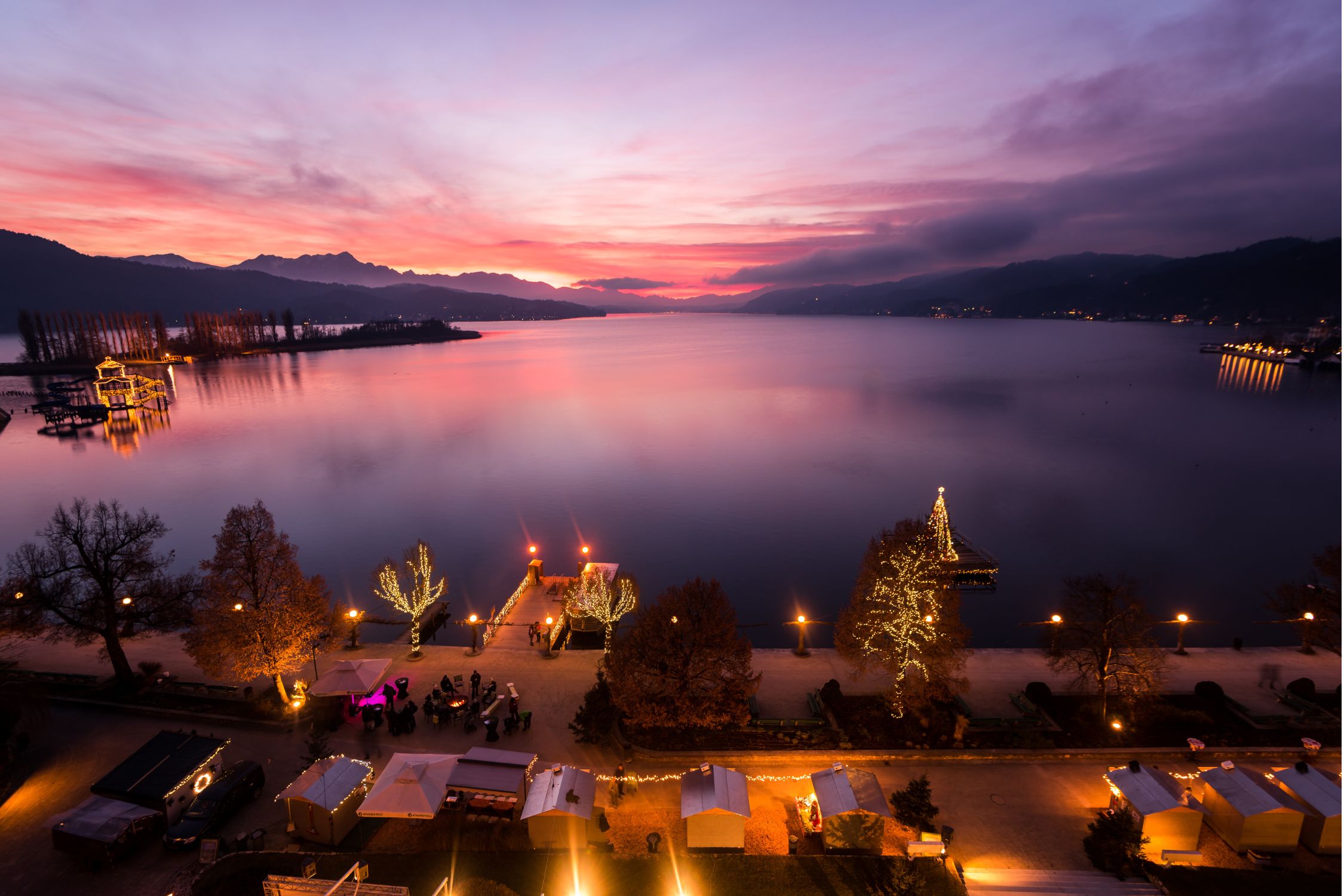 Adventhütten am Wörthersee