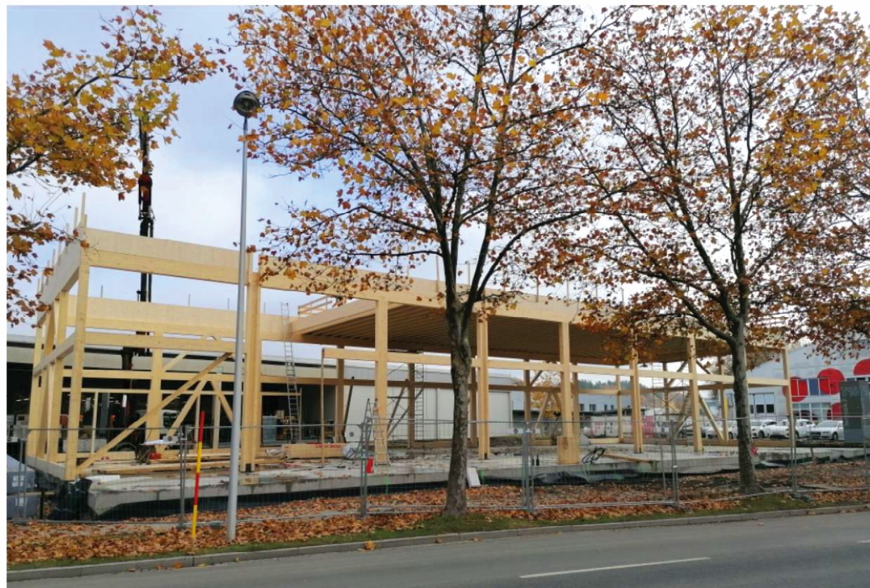 Construction site of the new laboratory