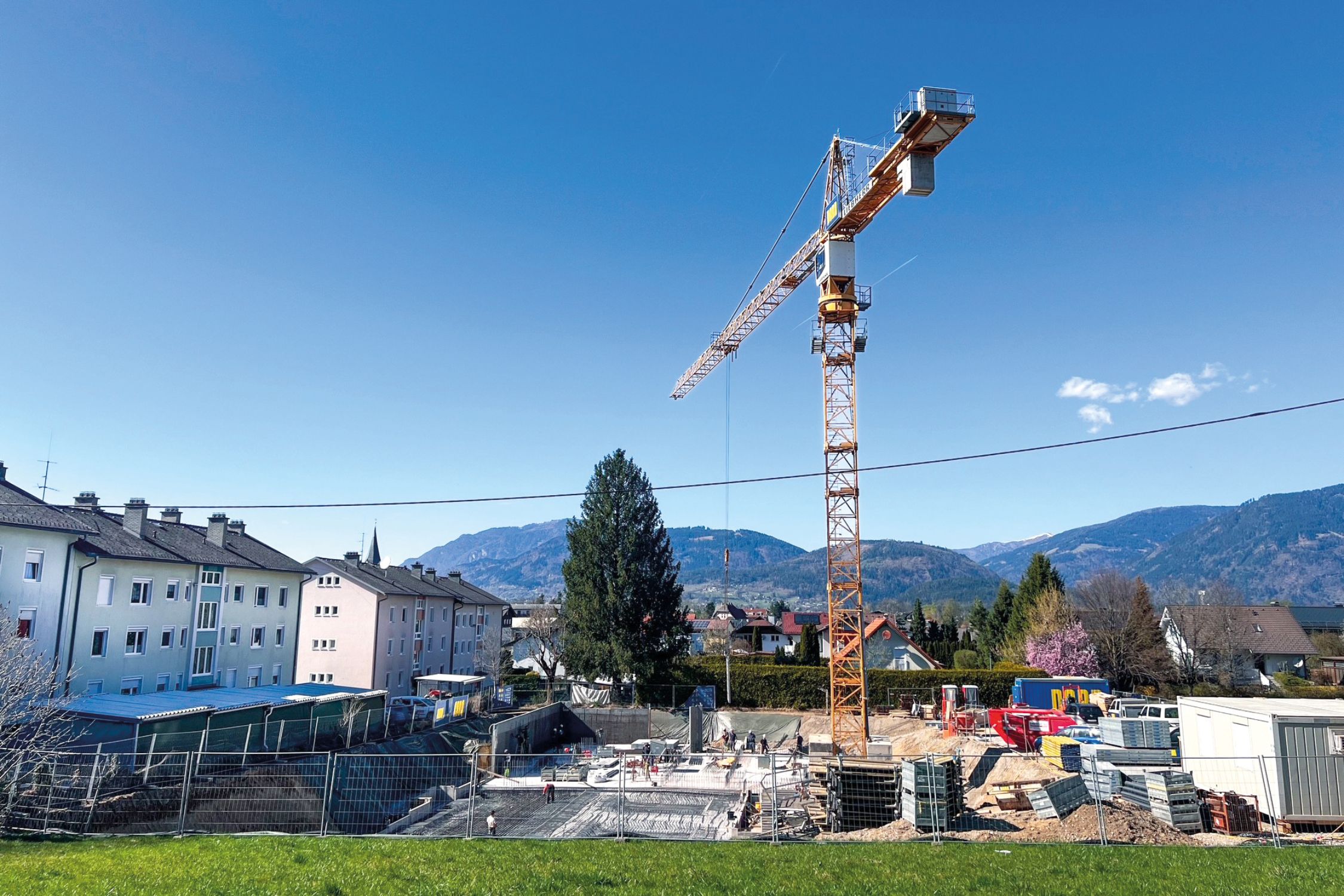 Baustelle in Maria Gail