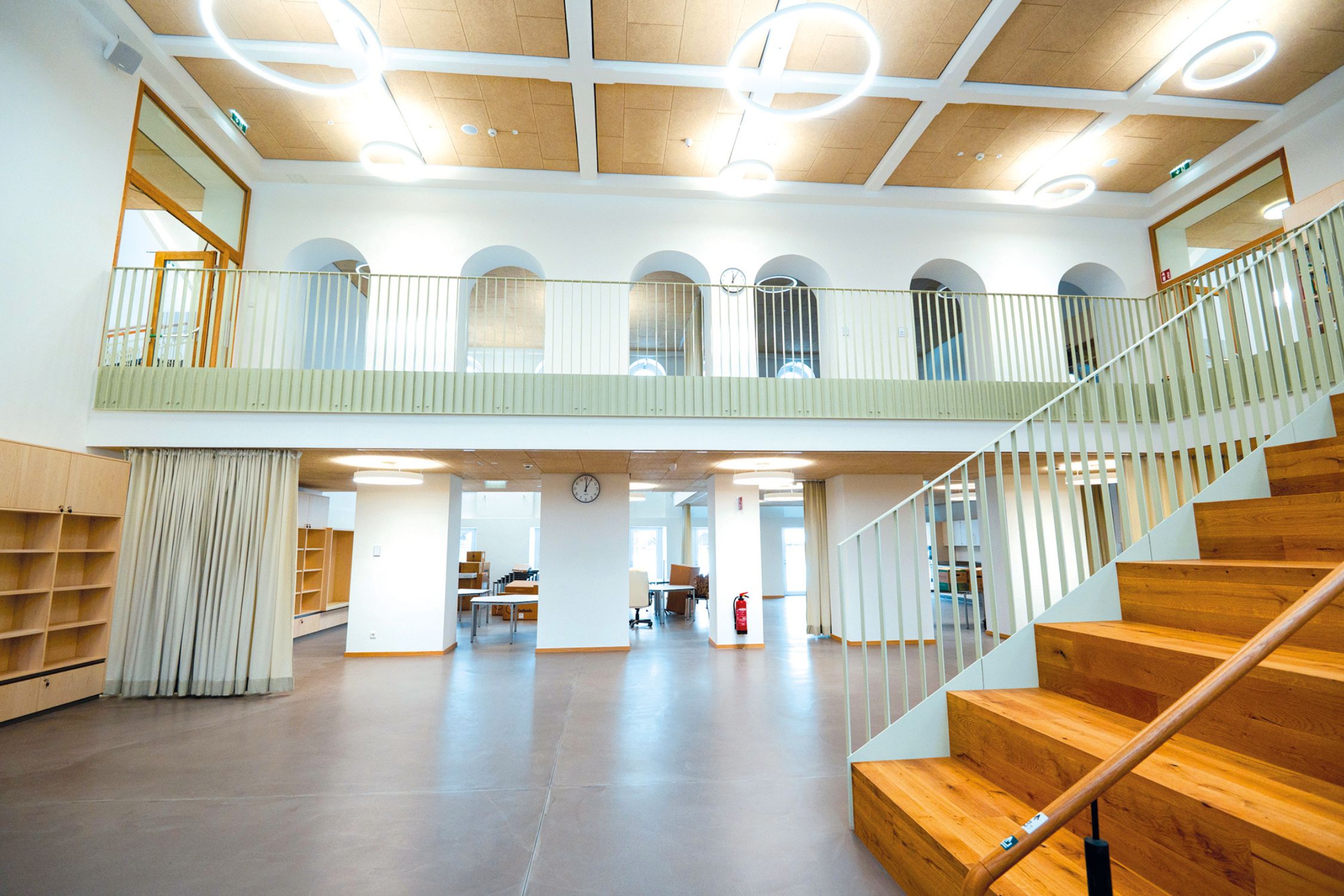 Bildungscampus – Am Stadtpark Aula des neuen Bildungscampus