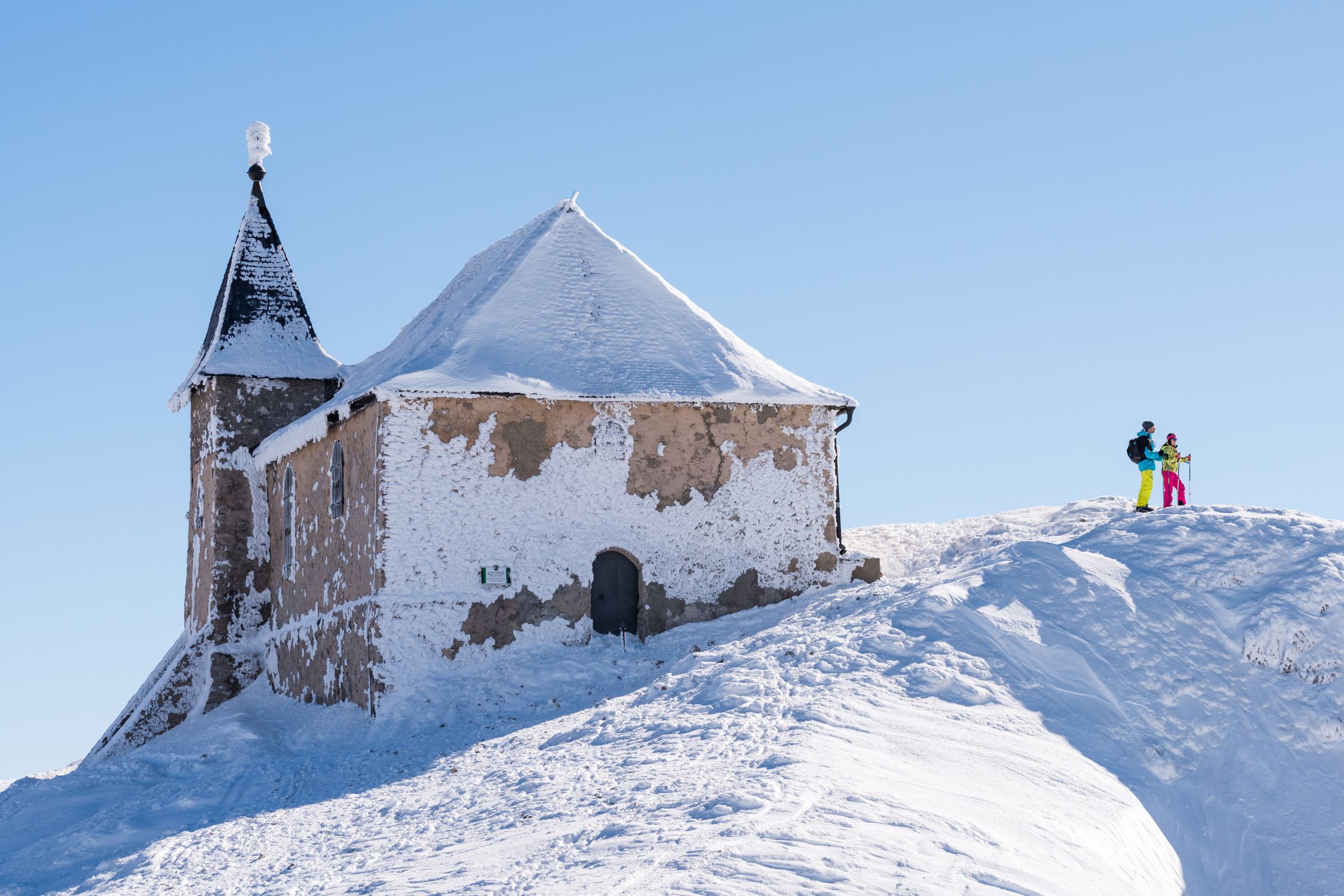 Church in the snow