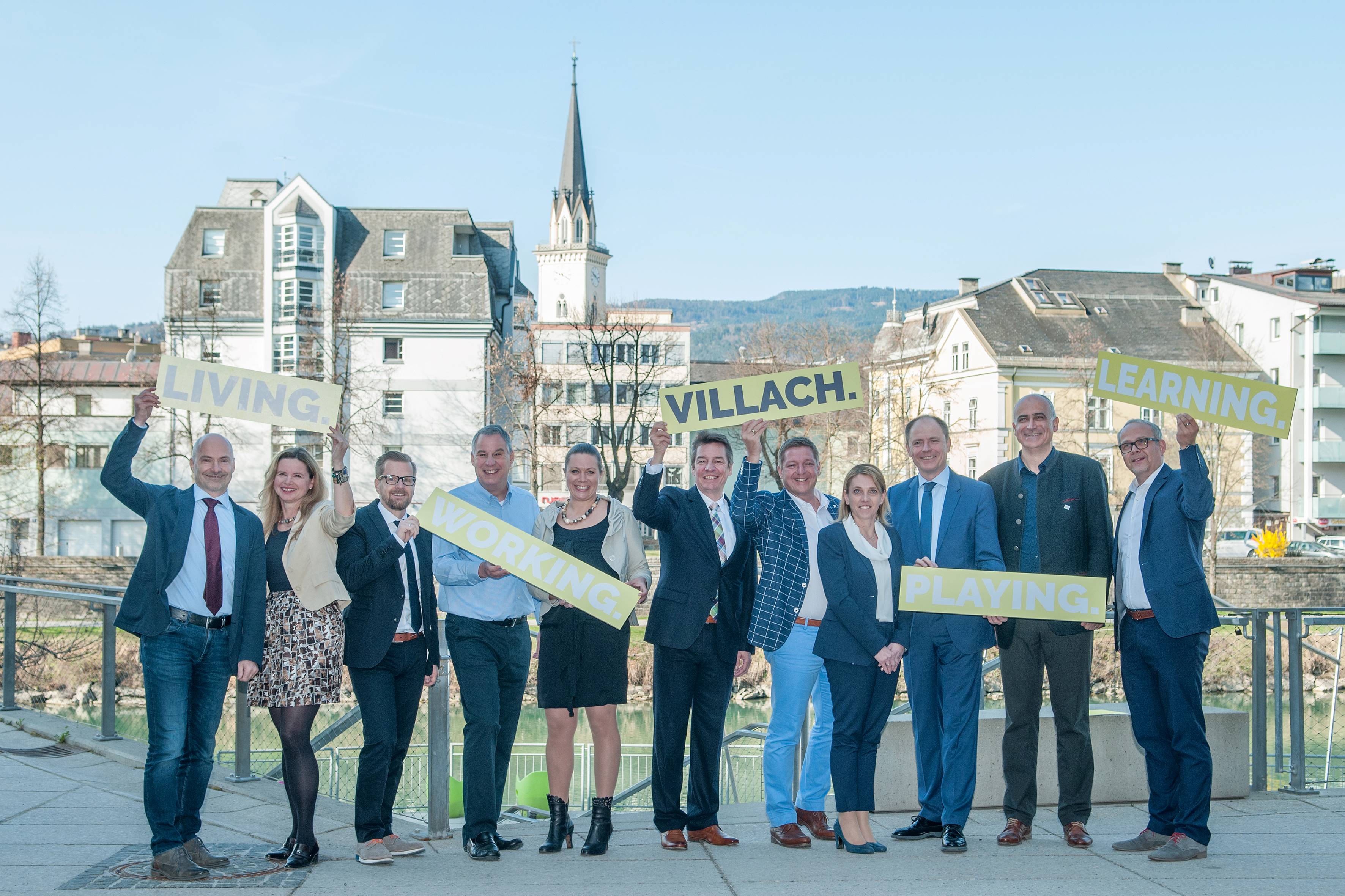 Start of the welcome2villach campagne The initiative industry and tourism