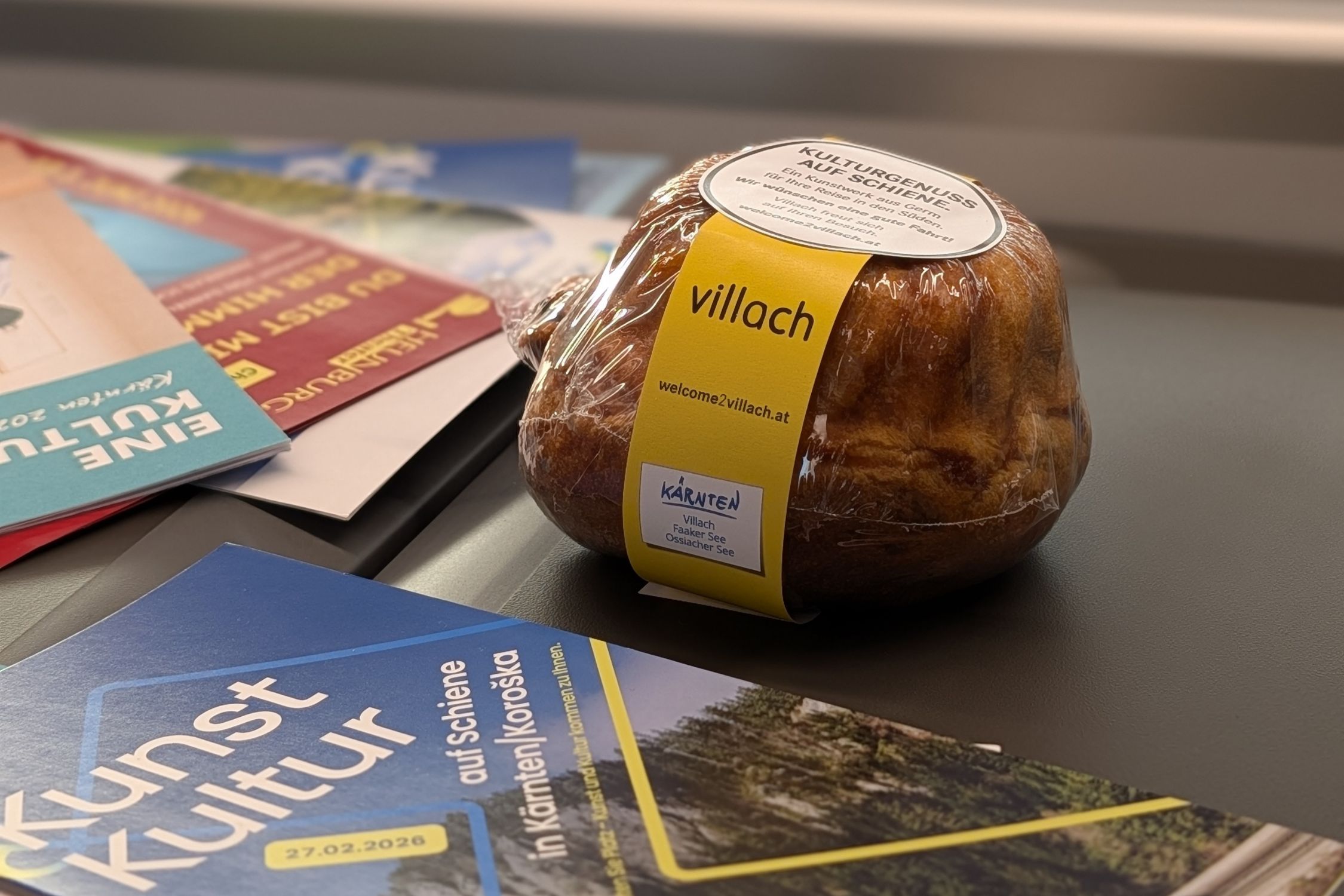 Kärntner Reindling gebrandet im Villach-Design