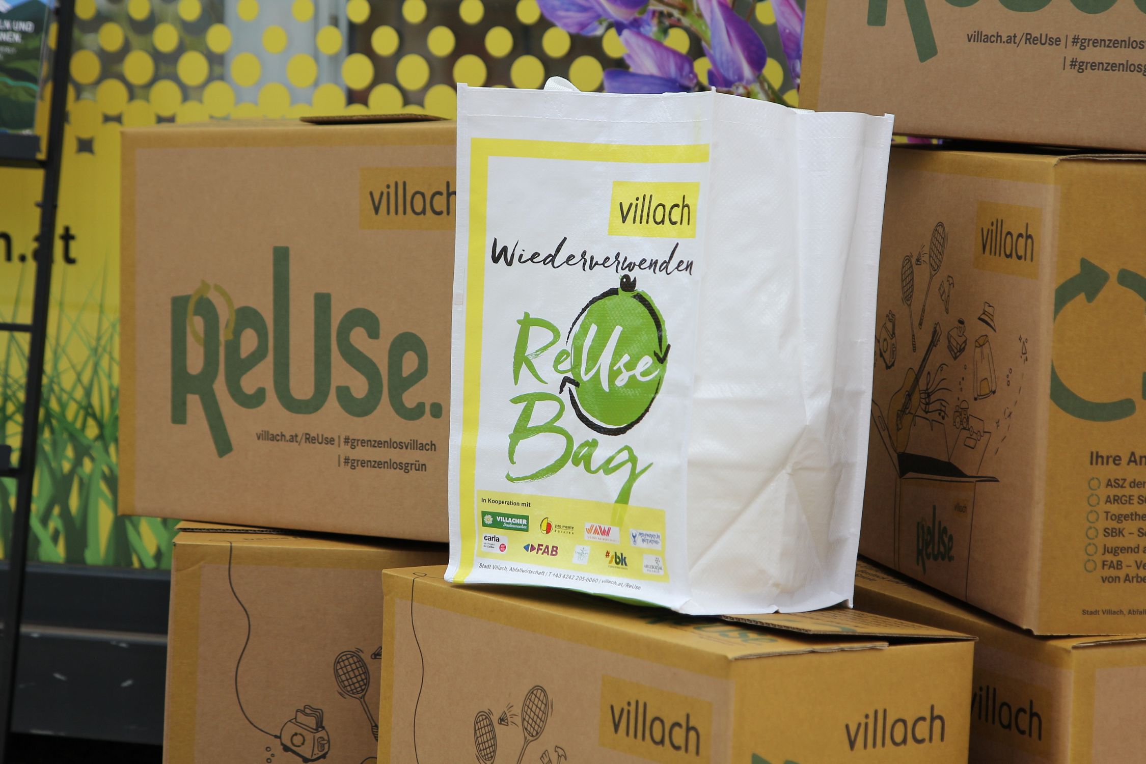 ReUse-Boxen und der ReUse-Bag