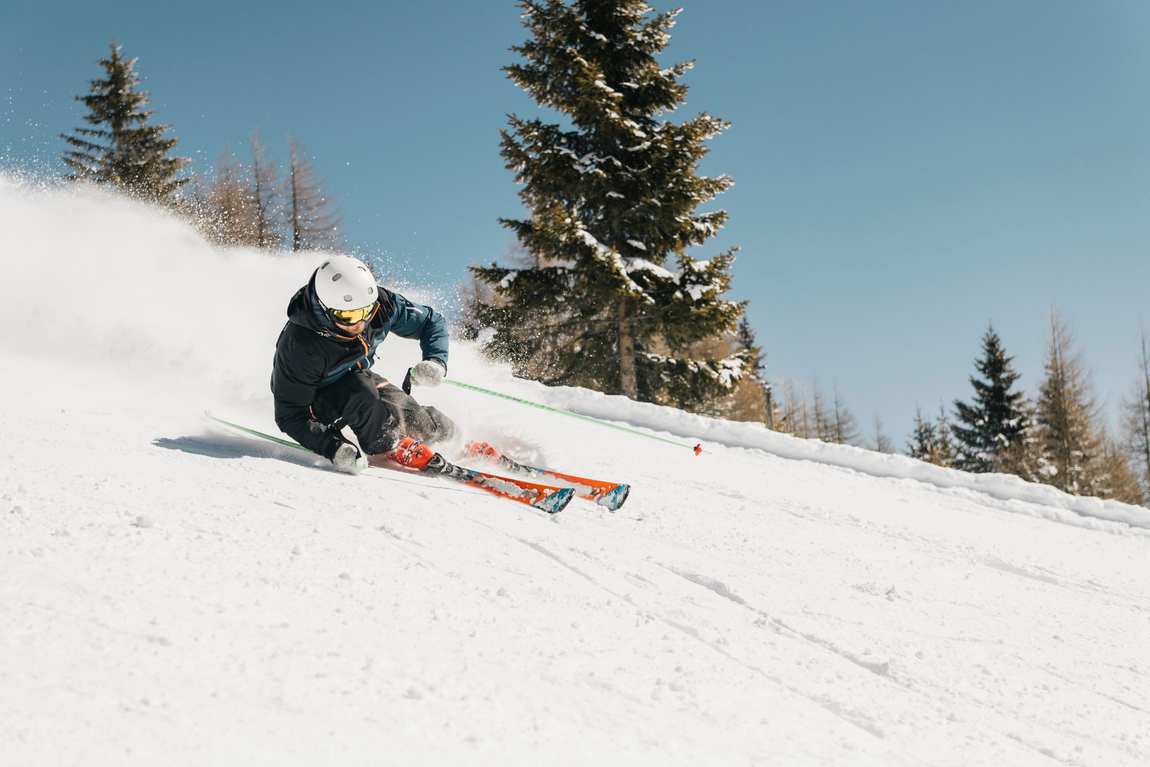 Skier on the slopes