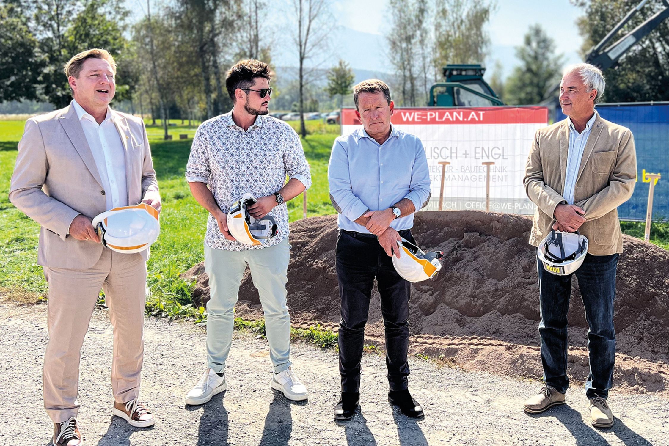 Groundbreaking ceremony in tpv