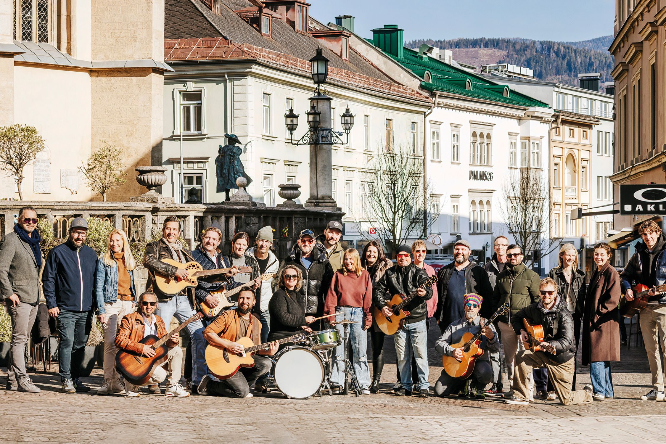 "The City Rocks"-Gruppenfoto