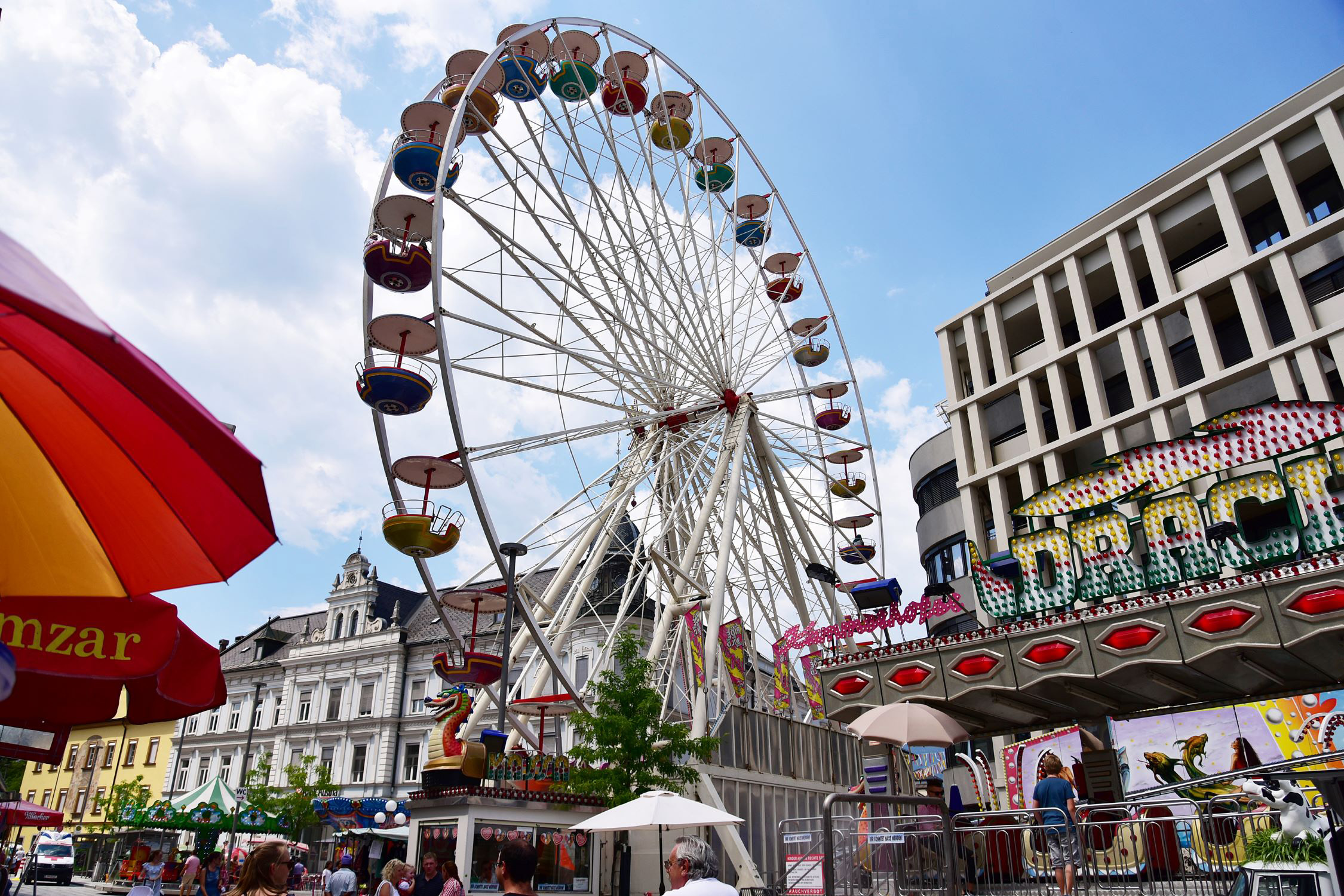 Big ferries wheel at Villacher Kirchtag